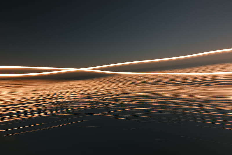 lines, light, glow, intersection, abstraction, HD wallpaper