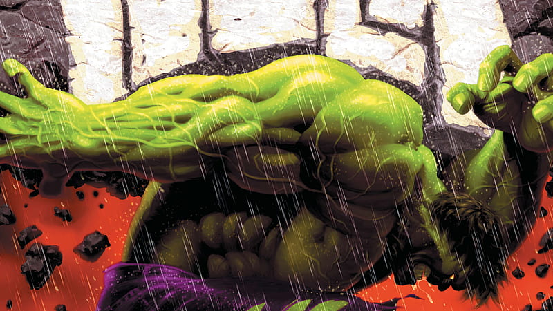 The Incredible Hulk , hulk, artwork, superheroes, HD wallpaper