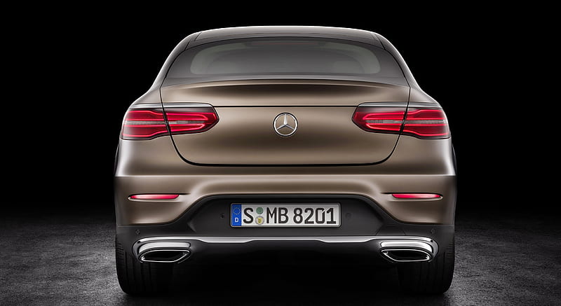 2017 Mercedes-Benz GLC Coupe (Color: Citrine Brown Magno) - Rear , car, HD wallpaper