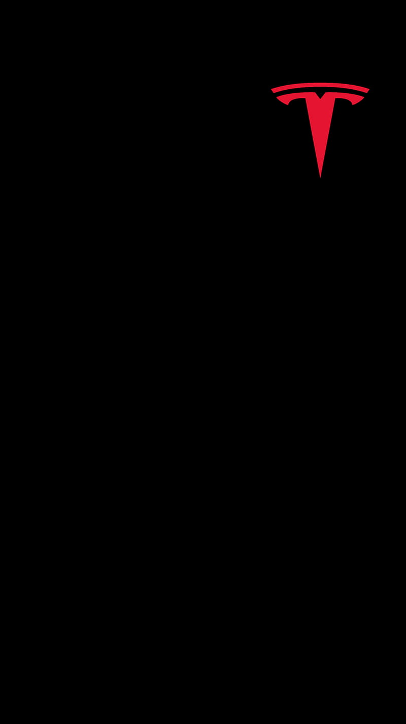 Tesla logo, logo, phone, screen, tesla company logo, HD phone wallpaper