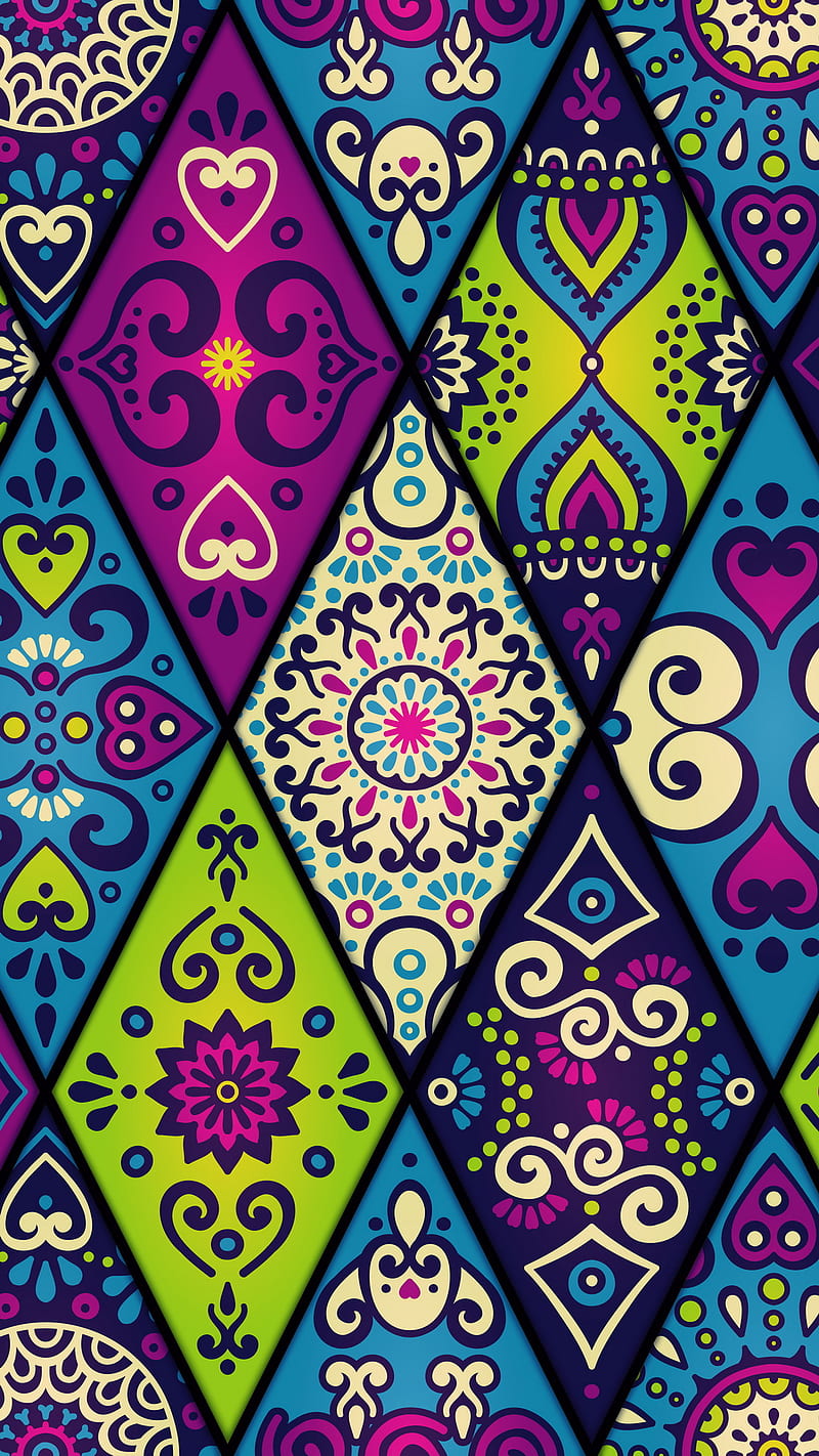 Ethnic Pattern, abstract, HD phone wallpaper