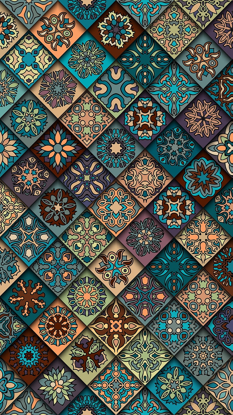 flower texture, 2017, background, colorful, desenho, designs, flowers, patterns, HD phone wallpaper