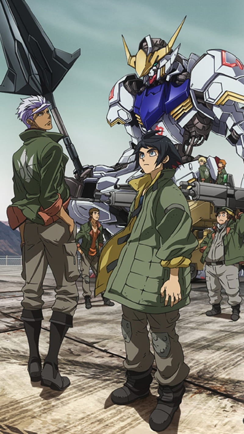 Gundam Barbatos, barbatos, gundam, ironblooded, mobilesuit, HD phone wallpaper
