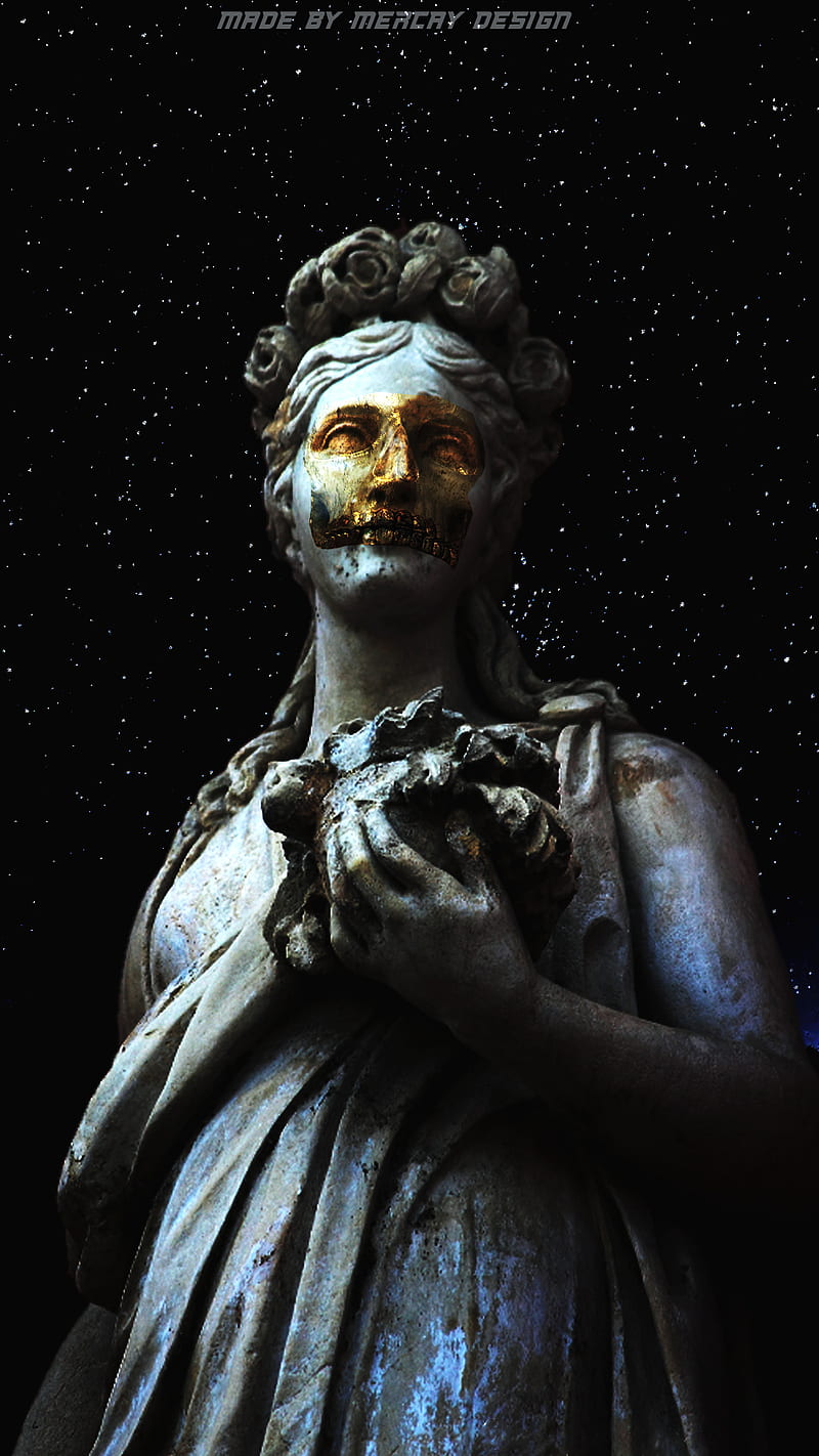 Statue, anticent, game, greece, history, neon, HD phone wallpaper