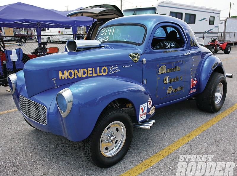 Blue Willys Gasser Classic Racer Ford Hd Wallpaper Peakpx My XXX Hot Girl