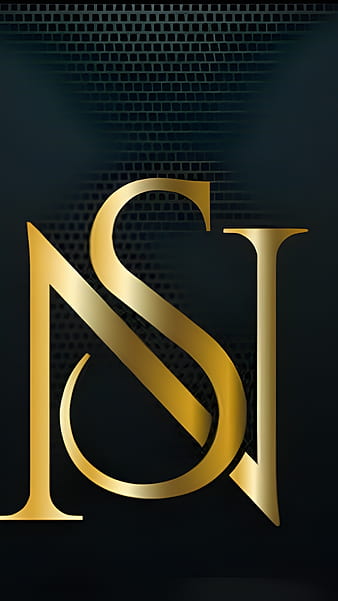 S N Name, Black Logo, design, alphabet, HD phone wallpaper | Peakpx