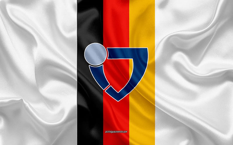 Jacobs University Bremen Emblem, German Flag, Jacobs University Bremen logo, Bremen, Germany, Jacobs University Bremen, HD wallpaper