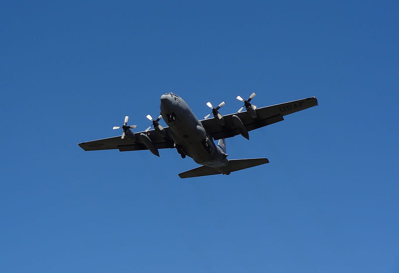USAF C-130 Aircraft, USAF, C130 Aircraft, airplane, C130, HD wallpaper
