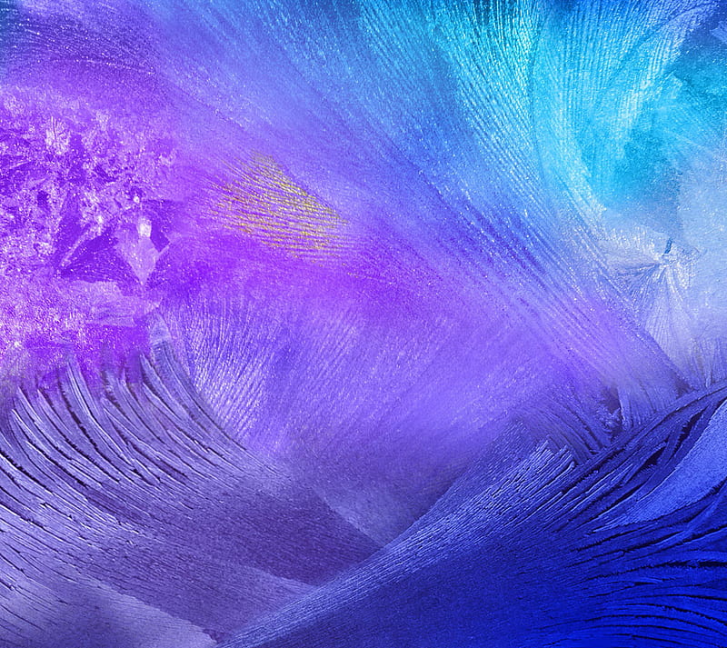 Galaxy note 4, background, colors, feathers, galaxy, gn4, note, purple, HD wallpaper