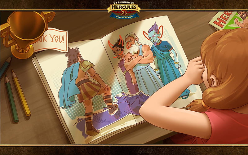 12 Labours of Hercules XI - Painted Adventure07, video games, cool, puzzle, hidden object, fun, HD wallpaper