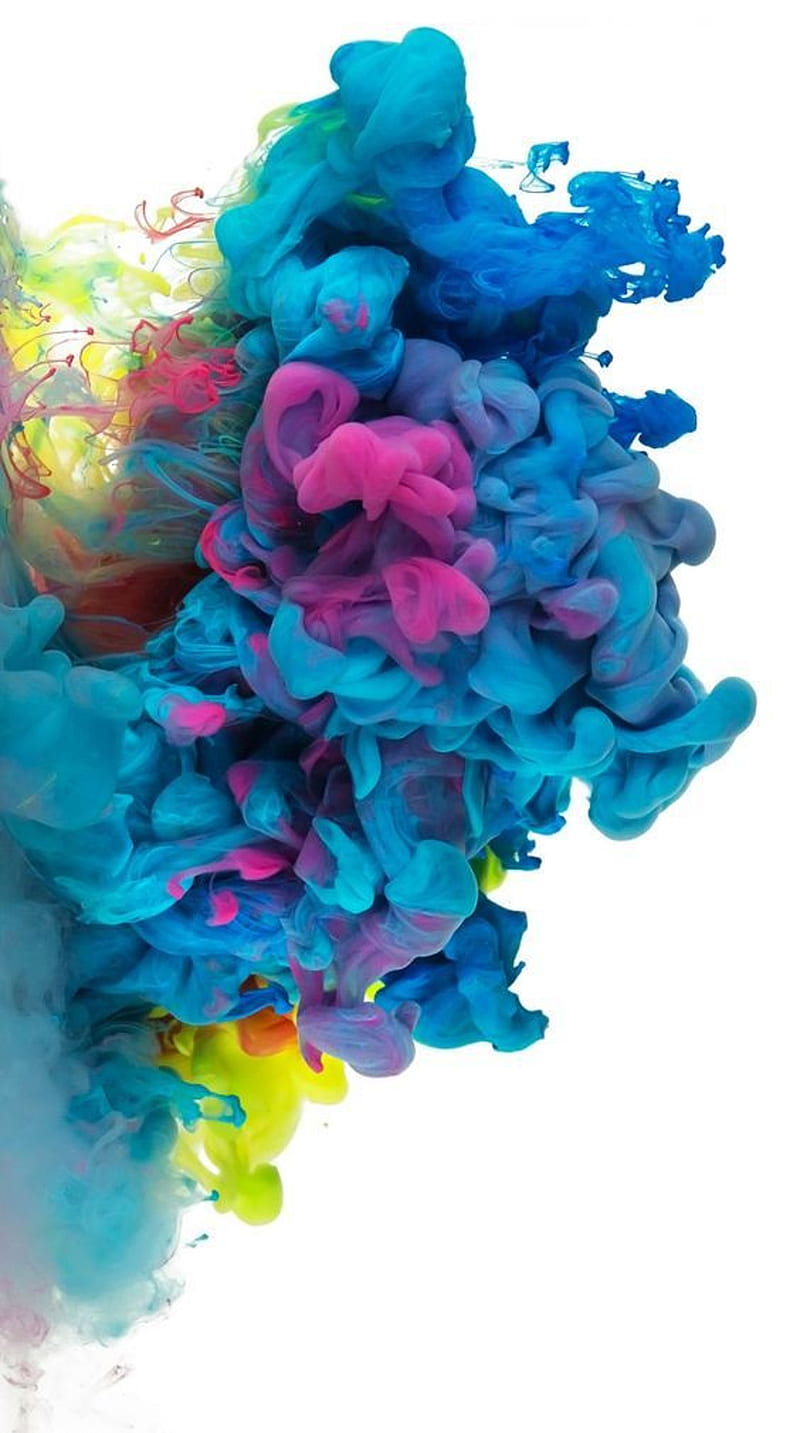 Ink, explosion, colours, HD phone wallpaper | Peakpx