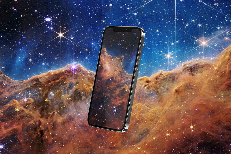 Carina Nebula NASA iPhone, HD wallpaper