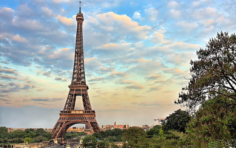 eiffel tower paris -France landscape, HD wallpaper