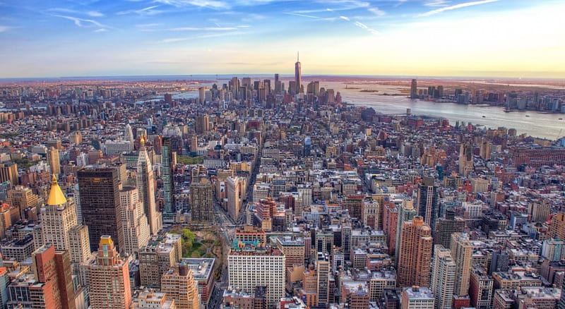 The Big Apple, new york, nyc, brooklyn, new york city, manhattan, HD wallpaper