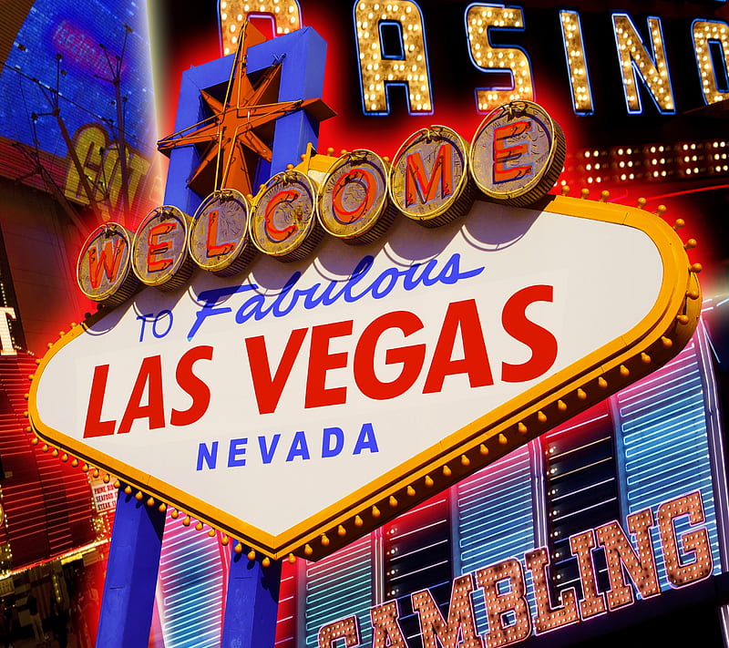 Las Vegas, casino, city, light, nevada, sign, HD wallpaper