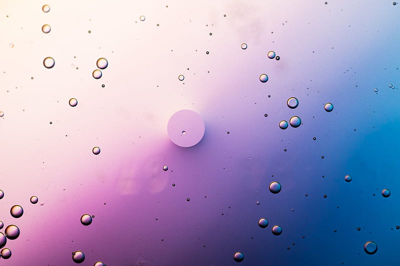 bubbles, liquid, gradient, water, HD wallpaper