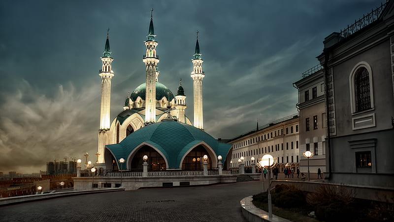 Mosques, Mosque, Kazan, Russia, HD wallpaper