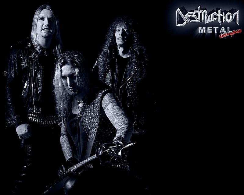 Destruction - Metal Discharge, metal, destruction, logo, music, band, discharge, heavy, HD wallpaper