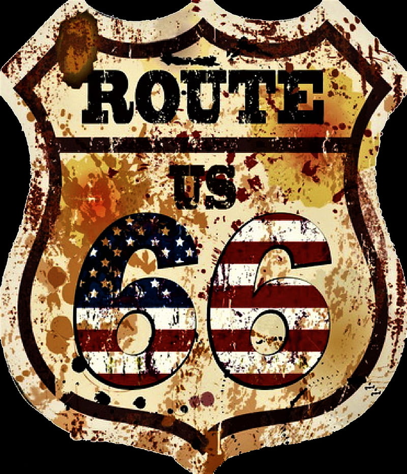 route 66 road, route 66, HD phone wallpaper