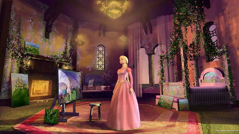 Barbie As Rapunzel , Barbie, Rapunzel, As, HD wallpaper