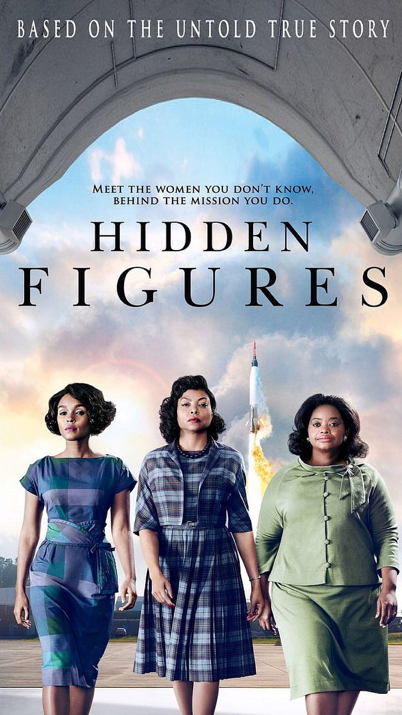 Hidden Figures 2016, hidden figures, movie, poster, HD phone wallpaper