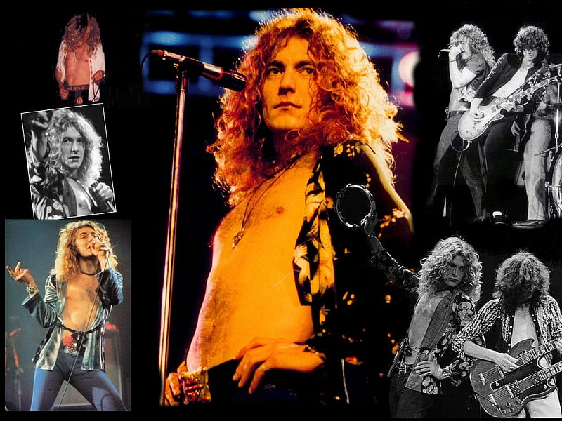 Led Zeppelin, heavy, collage, jimmi page, rock and roll, HD wallpaper