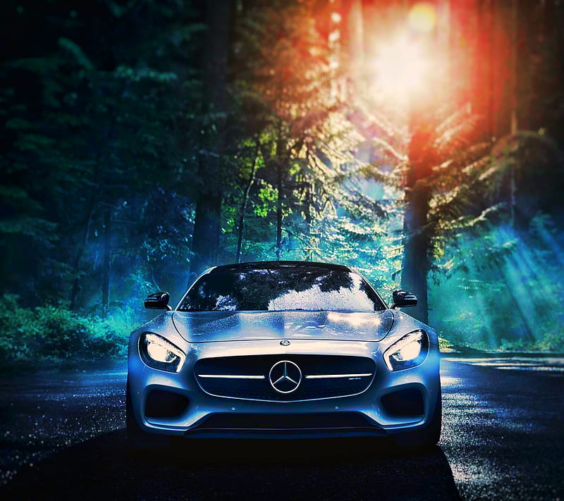 Mercedes, blur, car, snapseed, HD wallpaper | Peakpx