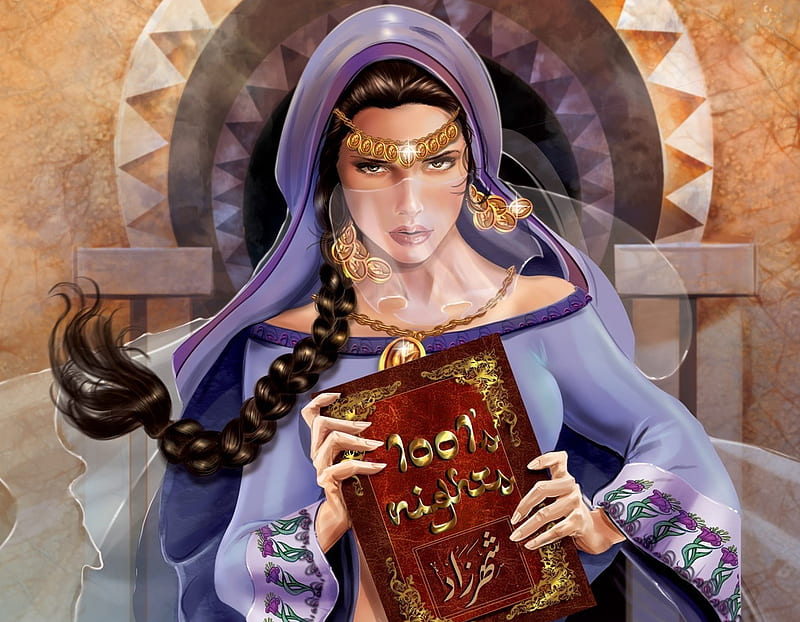 arabic tales, amazing, pretty, fantasy, lovely, bonito, princess, woman, creature, HD wallpaper