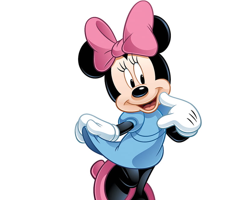 Pink Minnie Mouse, minni, HD wallpaper
