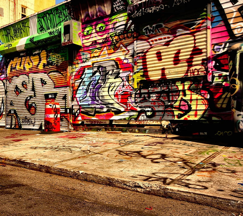 Graffiti Wall, HD wallpaper