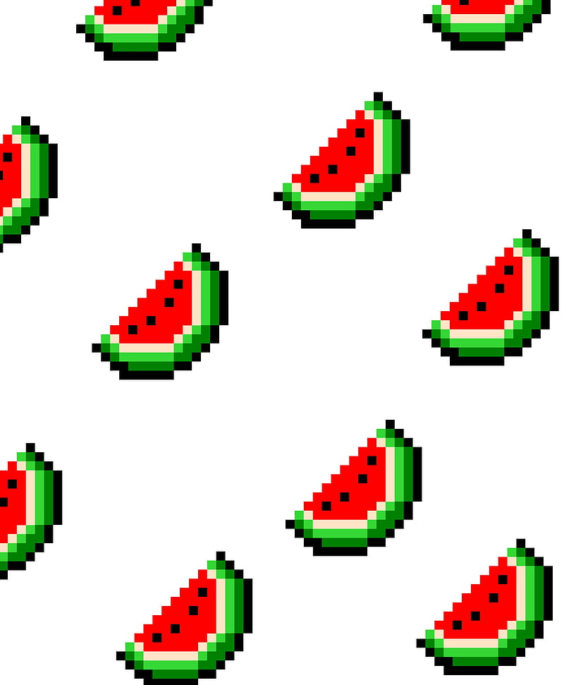 Water Melon, black, food, fruta, green, red, summer, white, HD phone wallpaper