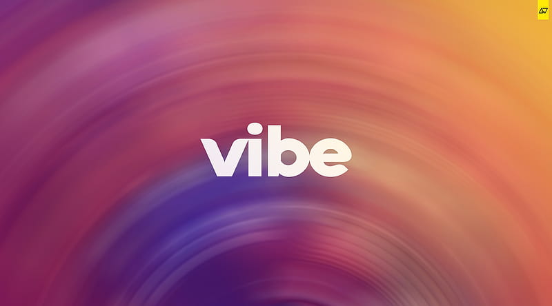 Vibe Ultra, Artistic, Typography, Colorful, Purple, Abstract, Modern, desenho, Wave, background, Surface, liquid, Ripple, Vibe, aesthetic, vibeword, HD wallpaper