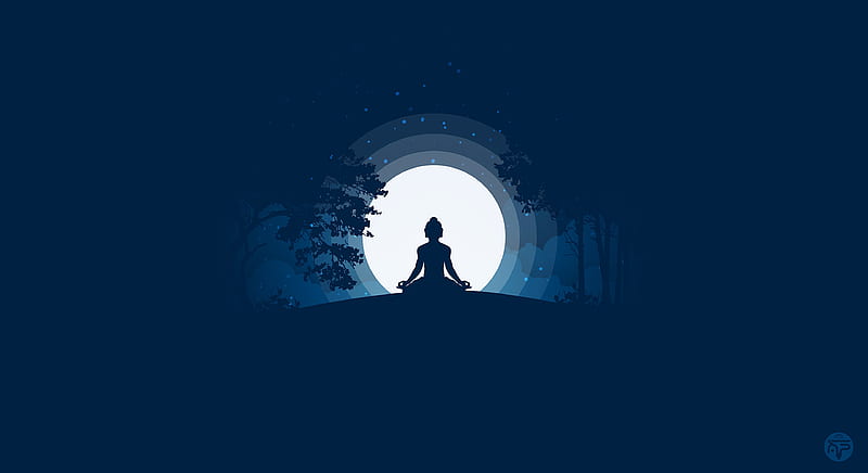 Buddha, buddhism, meditation, harmony, silhouette, HD wallpaper | Peakpx