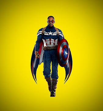 Falcon As Captain America Art, HD phone wallpaper