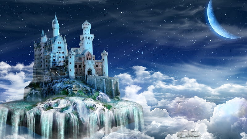Lâu đài thiên đường là mơ ước của rất nhiều người, và bức hình nền lâu đài này sẽ đem lại cho bạn cảm giác như đang ở trong một chuyến phiêu lưu đầy lãng mạn và huyền bí!