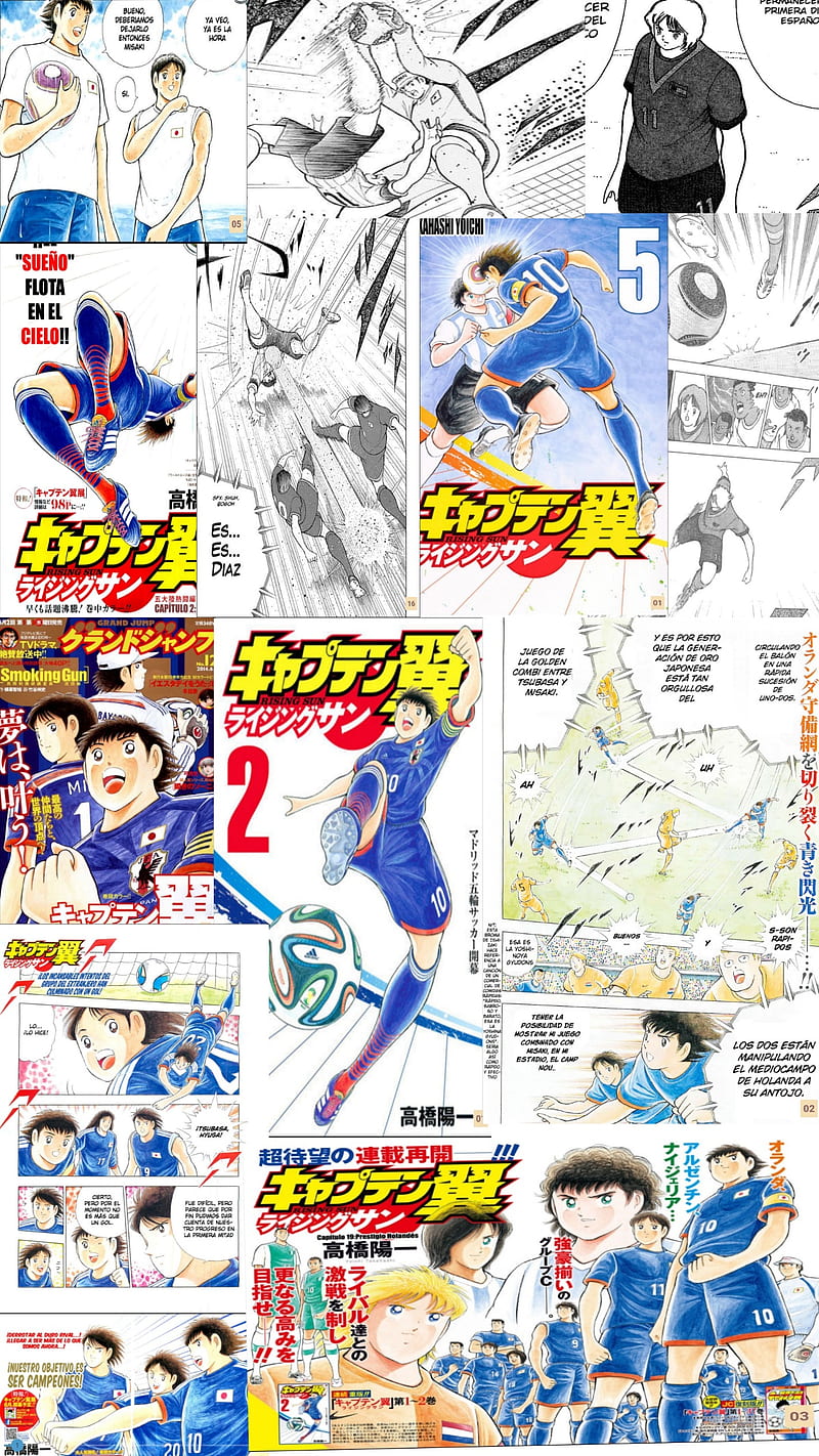 Captain Tsubasa, atom, campeones, captain, oliver, super, tsubasa, HD phone wallpaper