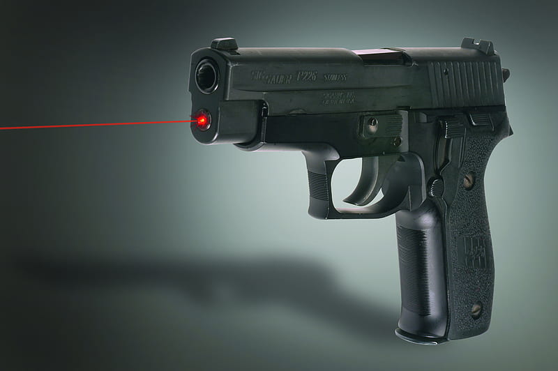 Sig Sauer P226 with Red-Dot Sights, pistol, sauer, p266, sig, HD wallpaper