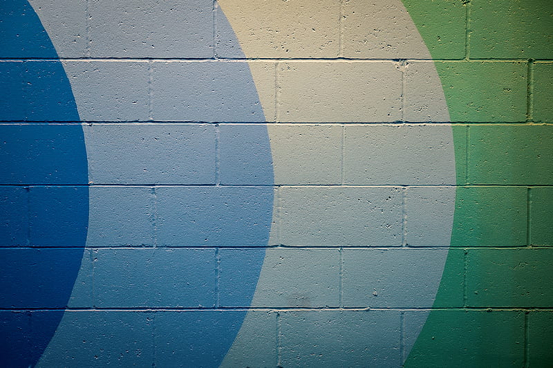 Multi-colored Concrete Wall, HD wallpaper