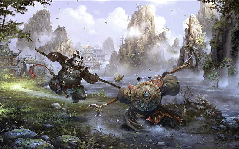 World Of Warcraft: Mists Of Pandaria / and Mobile Background, HD wallpaper