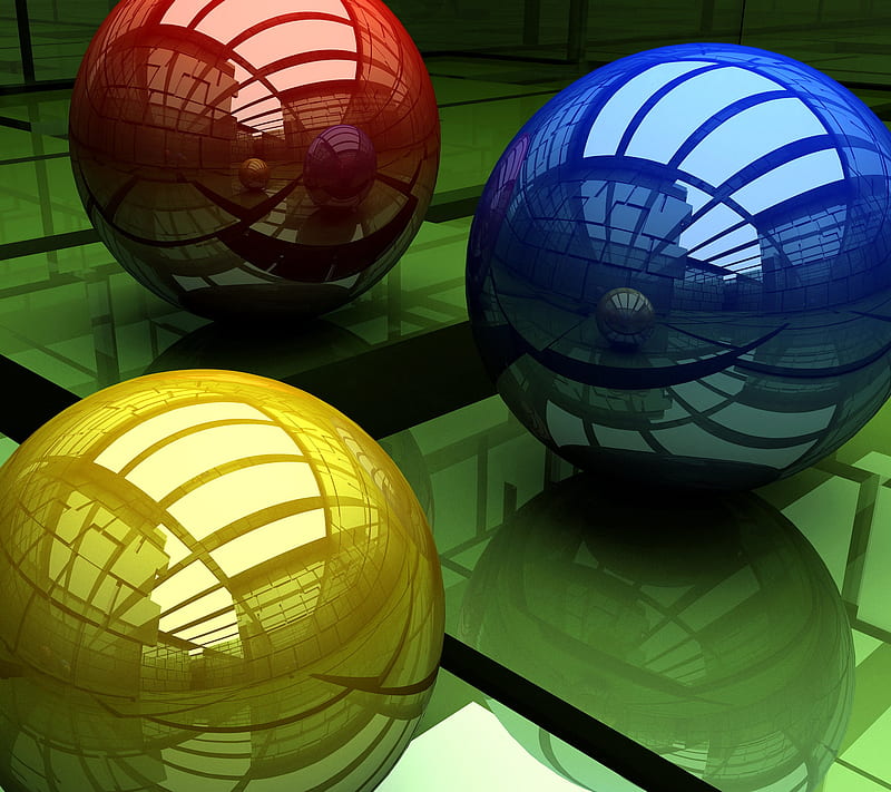 Surface Cubic, balls, colour, colours, desenho, pool, HD wallpaper