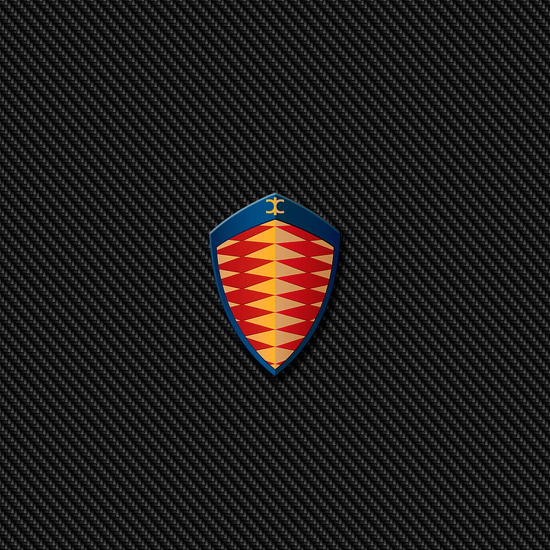 Koenigsegg Carbon, badge, emblem, logo, HD phone wallpaper