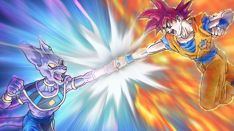  Goku contra Beerus, Beerus 2X1, Fondo de pantalla HD