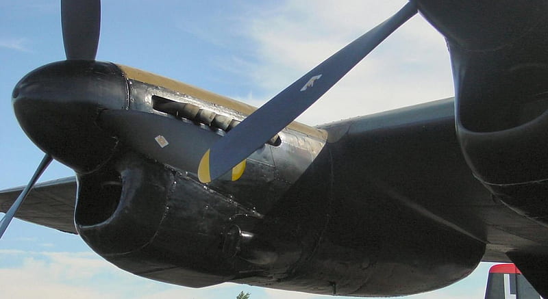 Avro Lancaster Engine Nacelle, Merlin, Langcaster, Engine, WWII, HD wallpaper