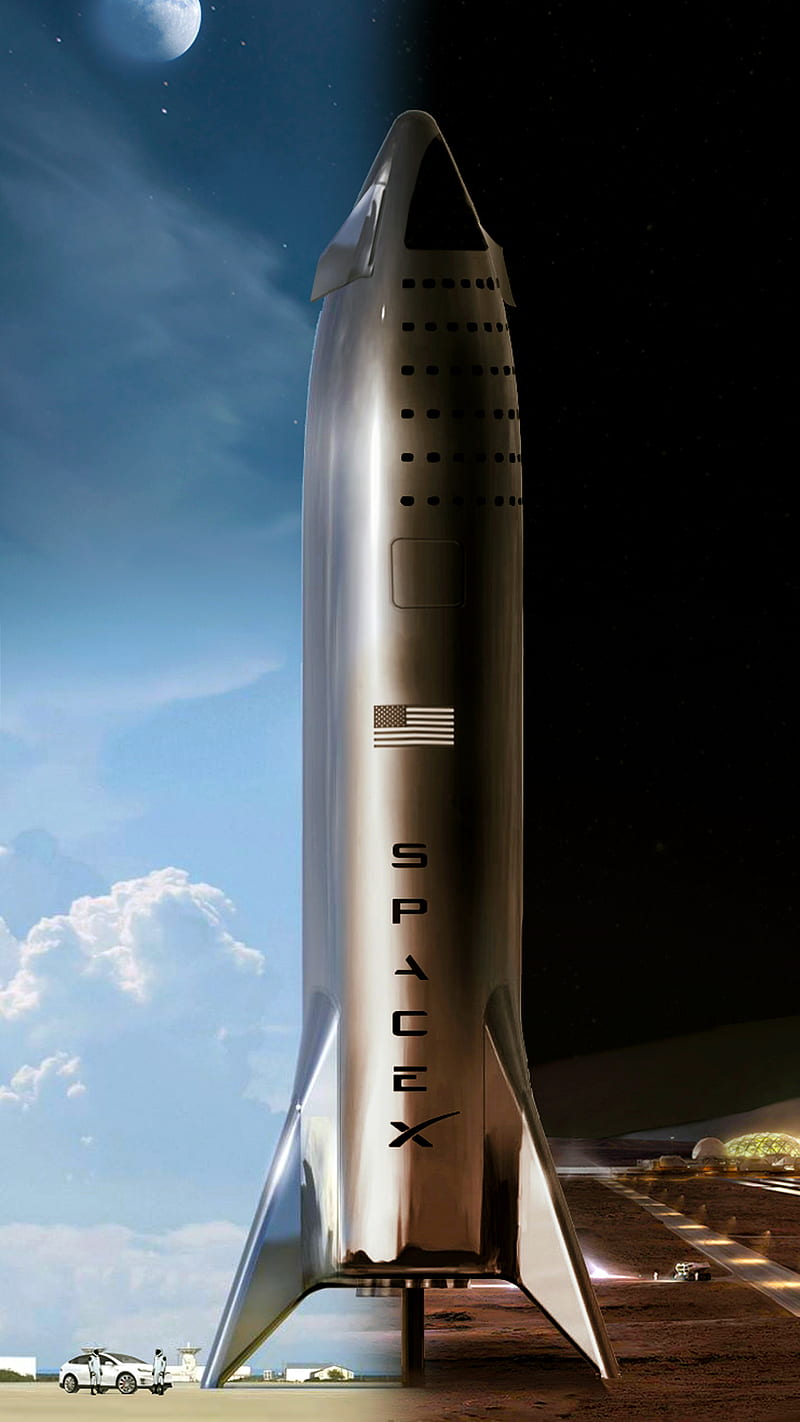 Starship sn10, SpaceX, alperenpeltek, ap, designs, elonmusk, mars, space, HD phone wallpaper