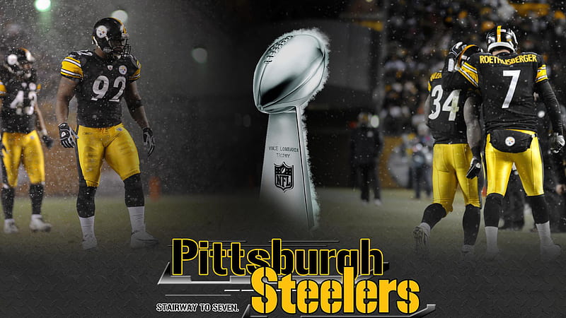 Pittsburgh Steelers Stairway To Seven Steelers, HD wallpaper