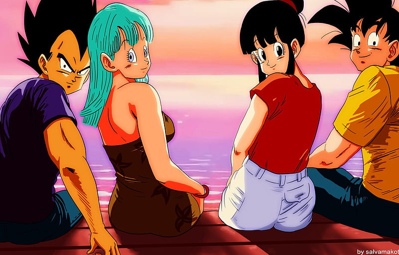 Dragon Ball Z Girls, Goku Sunset, HD wallpaper