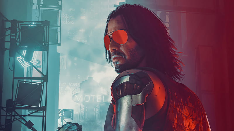 Rockerboy Johnny Cyberpunk 2077, keanu-reeves, cyberpunk-2077, 2021-games, games, HD wallpaper