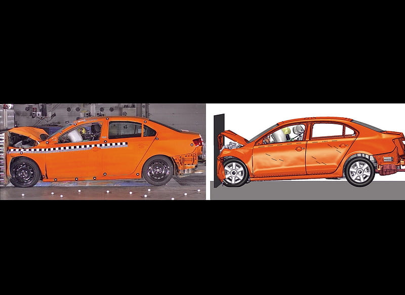 Volkswagen Jetta - Crash Test, car, HD wallpaper