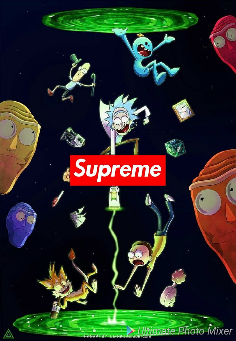 Supreme rick 2024 e morty