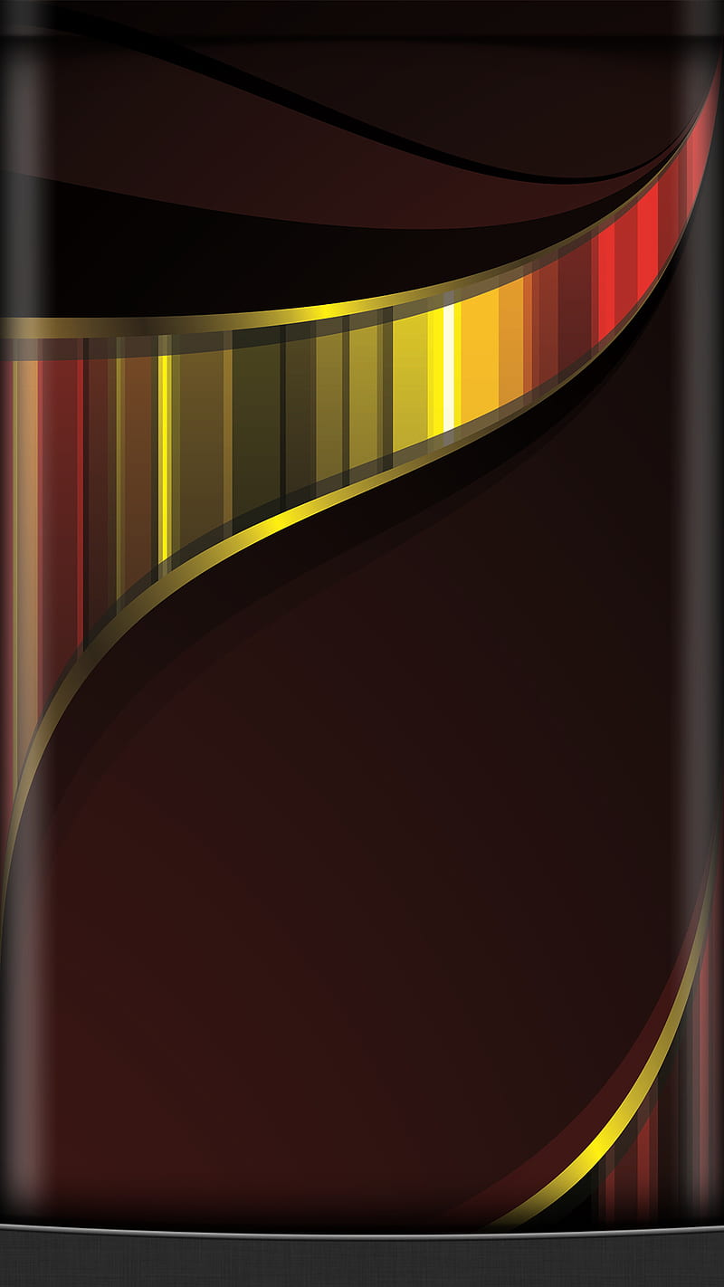 Abstract, beauty design, edge style, gold, red, s7, HD phone wallpaper